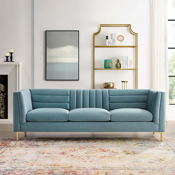 Zurich 3 Seater Sofa With Metal Legs